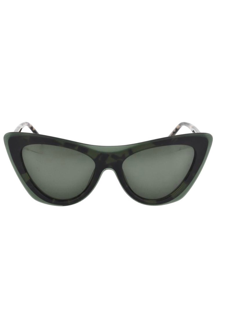 DKNY Women's Cat-Eye Sunglasses - Green Tortoise Frame (DK516S 281 54) - Image 2